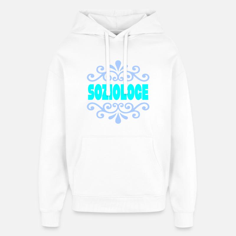 Sociologue des sciences sociales - Sweat à capuche unisexe Stanley/Stella Oversized - blanc
