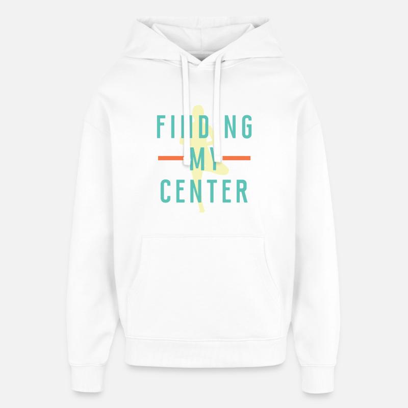 Yoga - Sweat à capuche unisexe Stanley/Stella Oversized - blanc