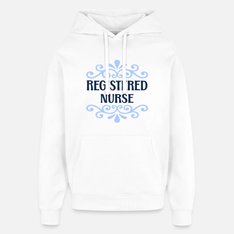 examinierte Krankenschwester - Oversized Unisex Hoodie von Stanley/Stella - Weiß