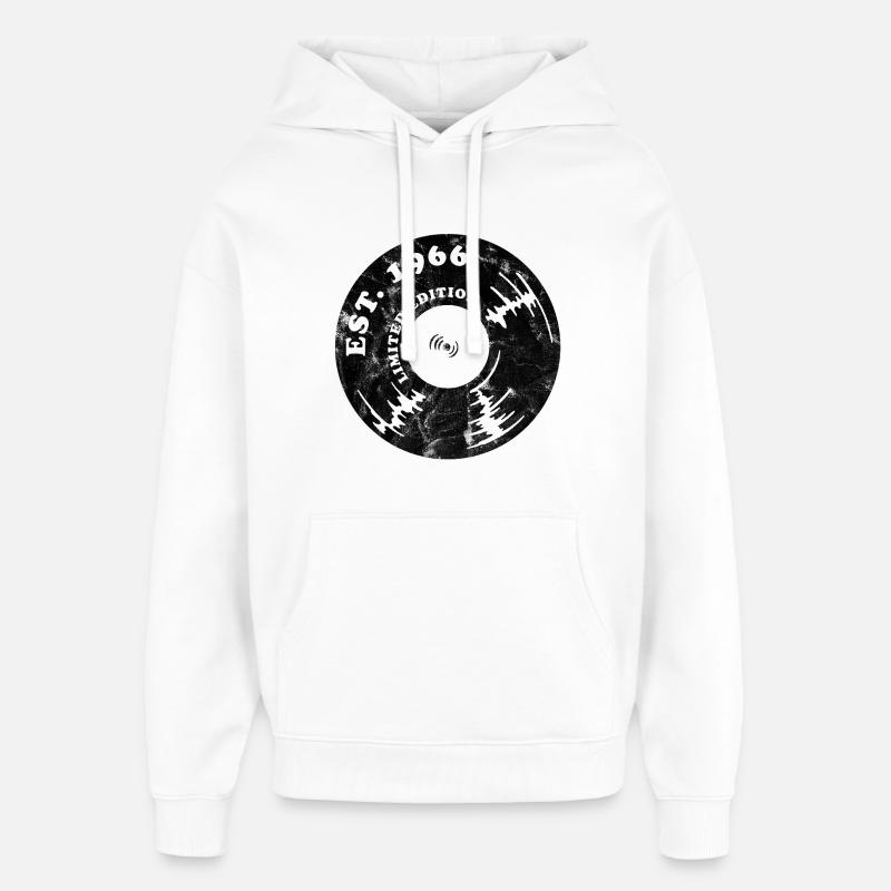 Millésime 1966 - Sweat à capuche unisexe Stanley/Stella Oversized - blanc