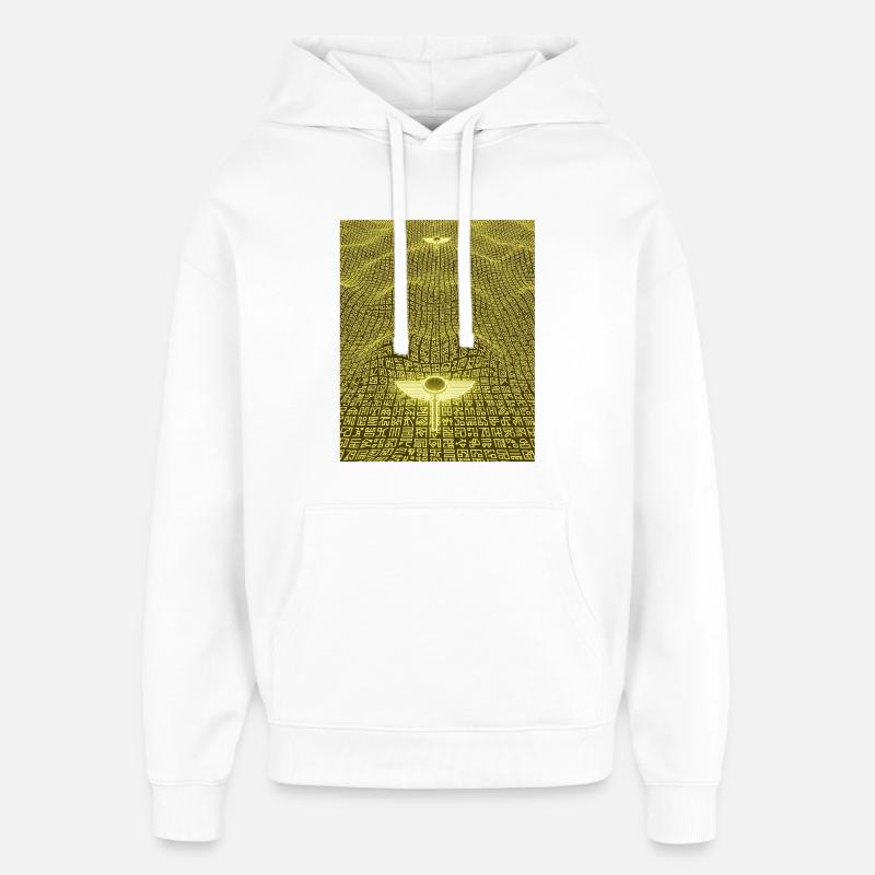 Ancient Golden Code Alien Artifact - Oversized Unisex Hoodie von Stanley/Stella - Weiß