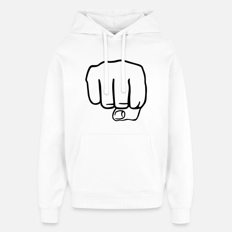 Faust - Oversized Unisex Hoodie von Stanley/Stella - Weiß