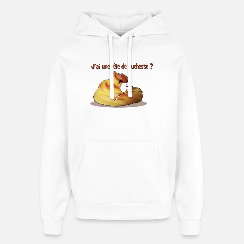 patate duchesse - Sweat à capuche unisexe Stanley/Stella Oversized - blanc