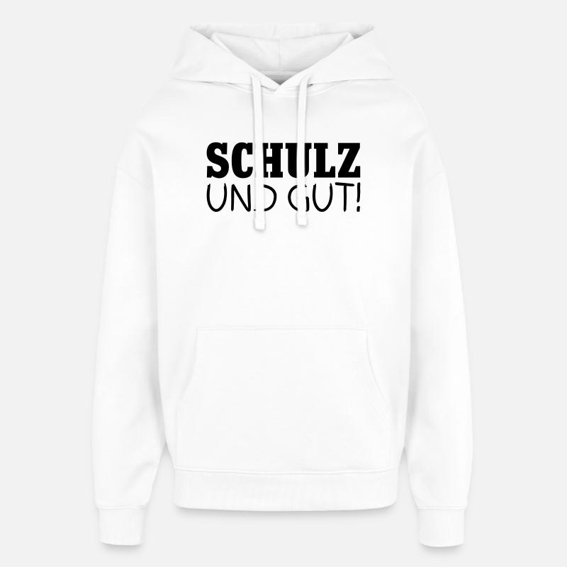 Schulz et bon - Sweat à capuche unisexe Stanley/Stella Oversized - blanc