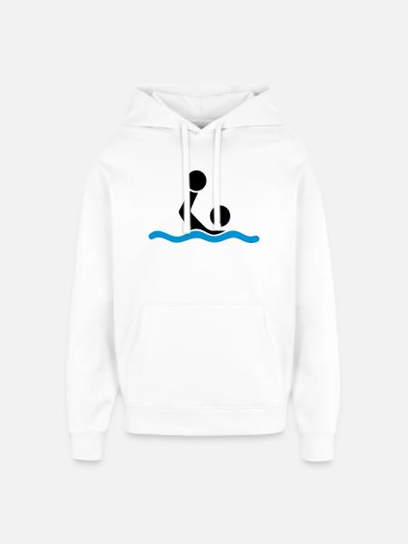 water polo - Oversized Unisex Hoodie by Stanley/Stella - white