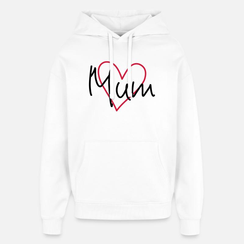 Anniversaire fête des mères - Sweat à capuche unisexe Stanley/Stella Oversized - blanc