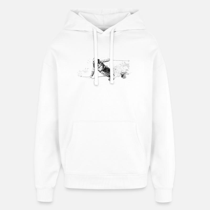 Freerider - Sweat à capuche unisexe Stanley/Stella Oversized - blanc