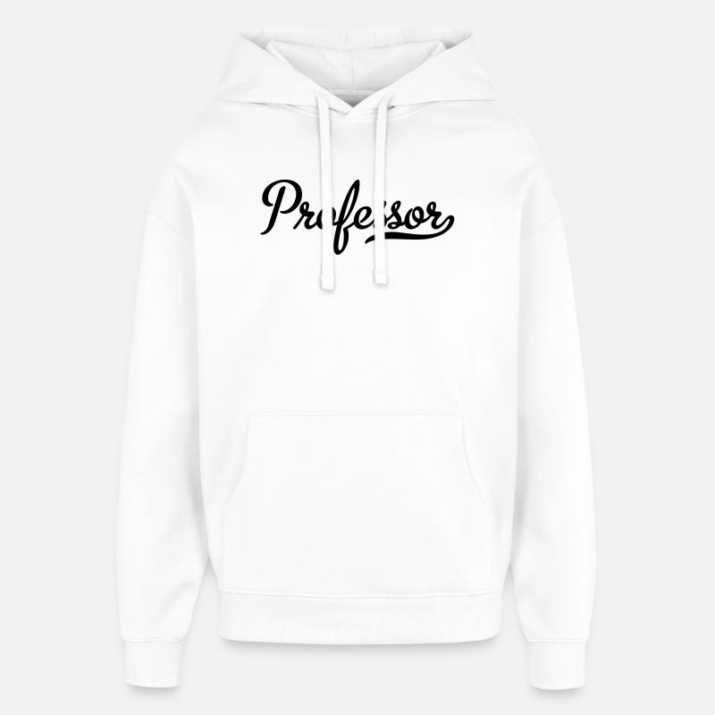 professeur - Sweat à capuche unisexe Stanley/Stella Oversized - blanc