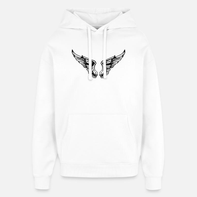 2541614 135311685 fluegel - Sweat à capuche unisexe Stanley/Stella Oversized - blanc