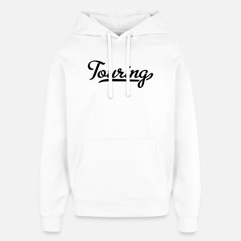 2541614 112658601 Touring - Sweat à capuche unisexe Stanley/Stella Oversized - blanc