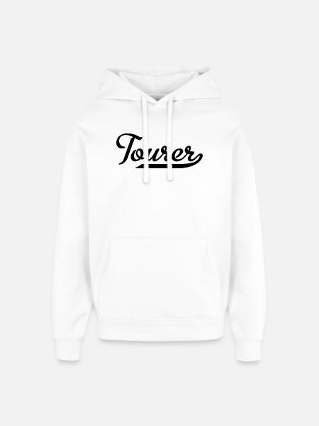 2541614 112658513 Tourer - Oversized Unisex Hoodie by Stanley/Stella - white