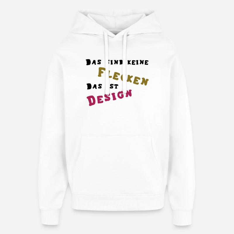 Spots - Conception - Sweat à capuche unisexe Stanley/Stella Oversized - blanc