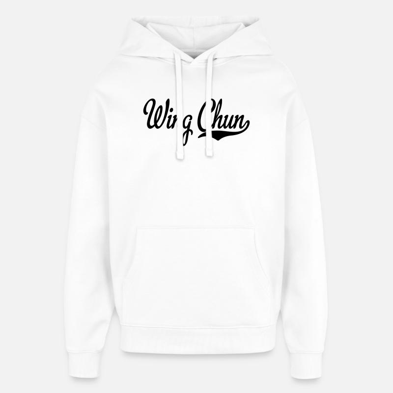2541614 15440069 wing chun - Sweat à capuche unisexe Stanley/Stella Oversized - blanc
