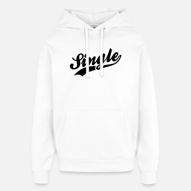 Einzelner - Oversized Unisex Hoodie von Stanley/Stella - Weiß