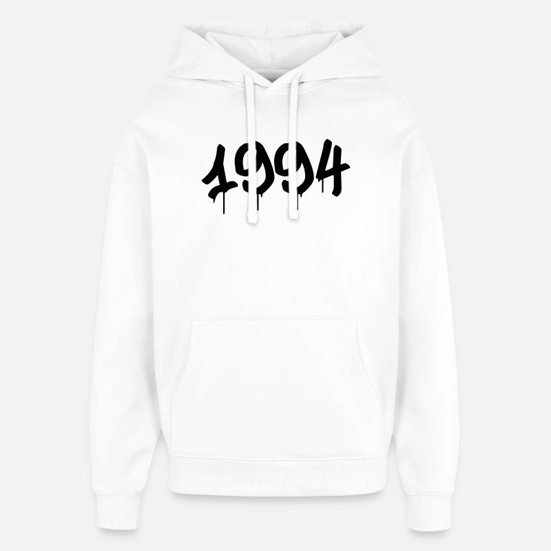 Graffiti : 1994 - Sweat à capuche unisexe Stanley/Stella Oversized - blanc