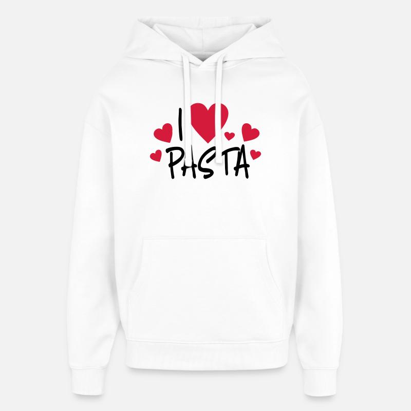 Pasta - Sweat à capuche unisexe Stanley/Stella Oversized - blanc