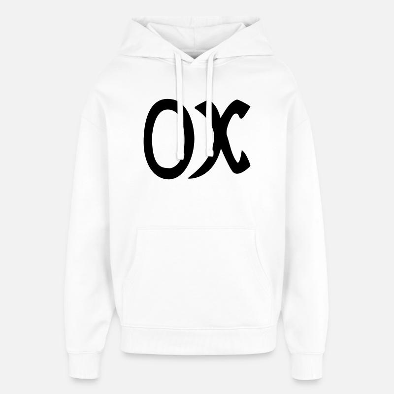 arabe - Sweat à capuche unisexe Stanley/Stella Oversized - blanc