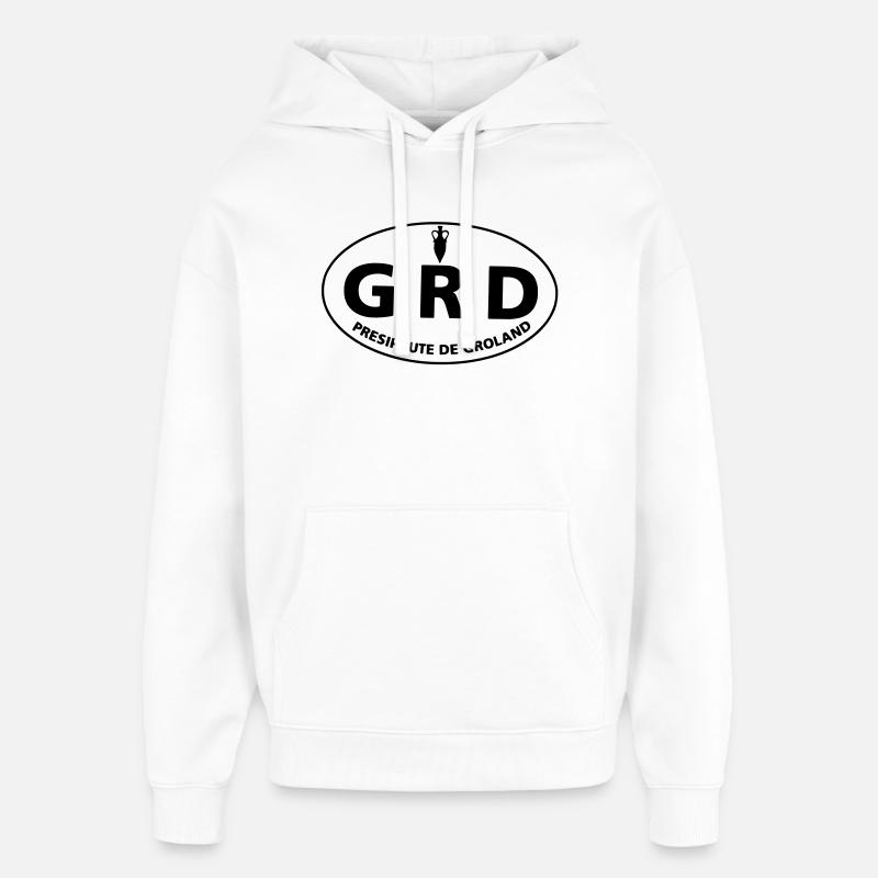 GRD - Sweat à capuche unisexe Stanley/Stella Oversized - blanc