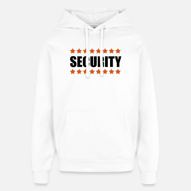Security - Oversized Unisex Hoodie von Stanley/Stella - Weiß