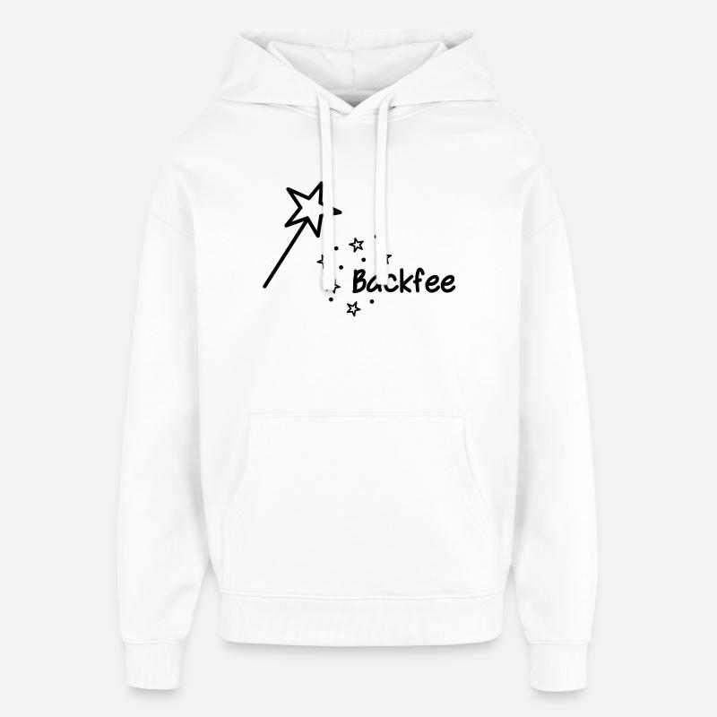 Backfee - Freude am Backen - Oversized Unisex Hoodie von Stanley/Stella - Weiß