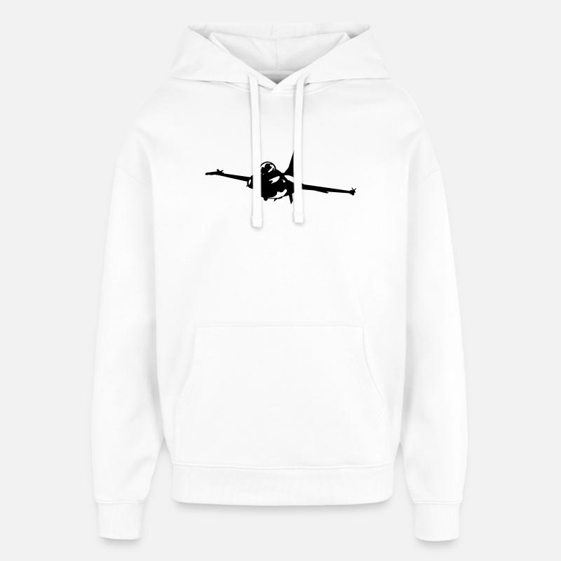 f_16 - Sweat à capuche unisexe Stanley/Stella Oversized - blanc