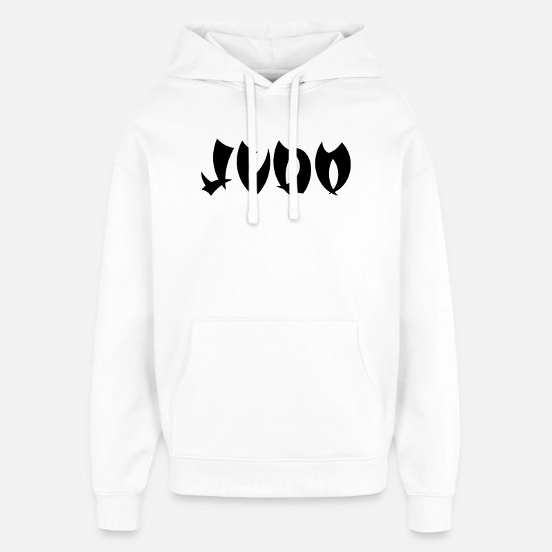 judo - Sweat à capuche unisexe Stanley/Stella Oversized - blanc