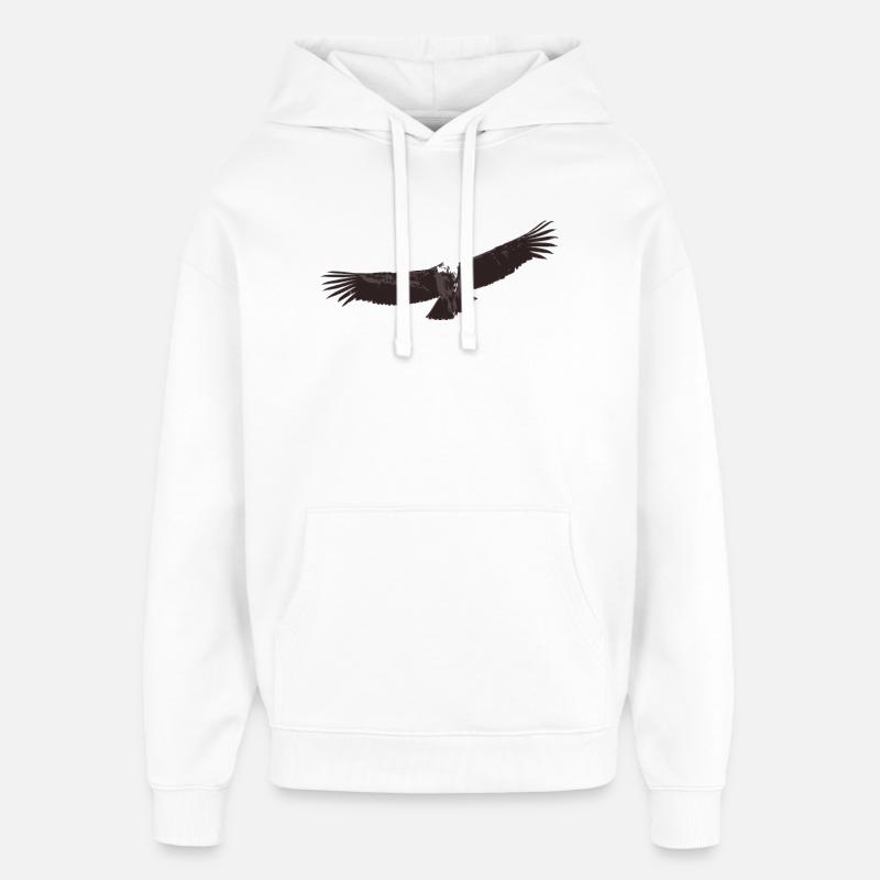 Kondor - Sweat à capuche unisexe Stanley/Stella Oversized - blanc