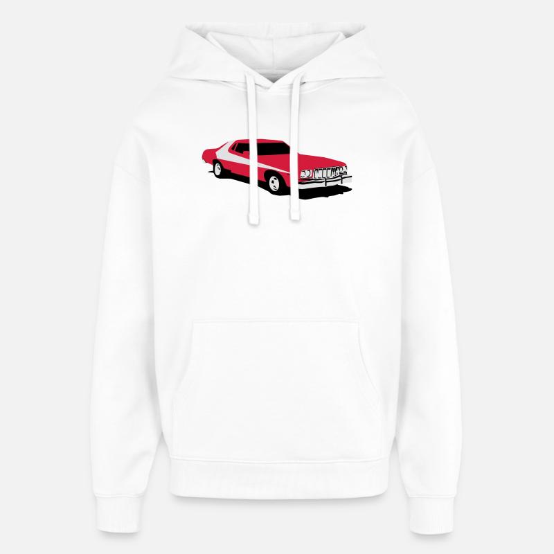 SH_Gran_Torino - Sweat à capuche unisexe Stanley/Stella Oversized - blanc