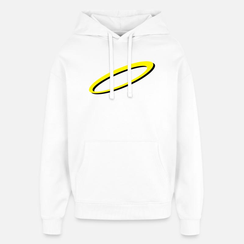 Aureole - Sweat à capuche unisexe Stanley/Stella Oversized - blanc