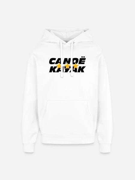 Canoë Kayak - Sweat à capuche unisexe Stanley/Stella Oversized - blanc
