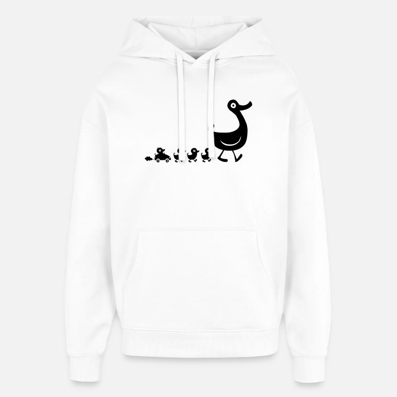 Canards T-shirt - Sweat à capuche unisexe Stanley/Stella Oversized - blanc