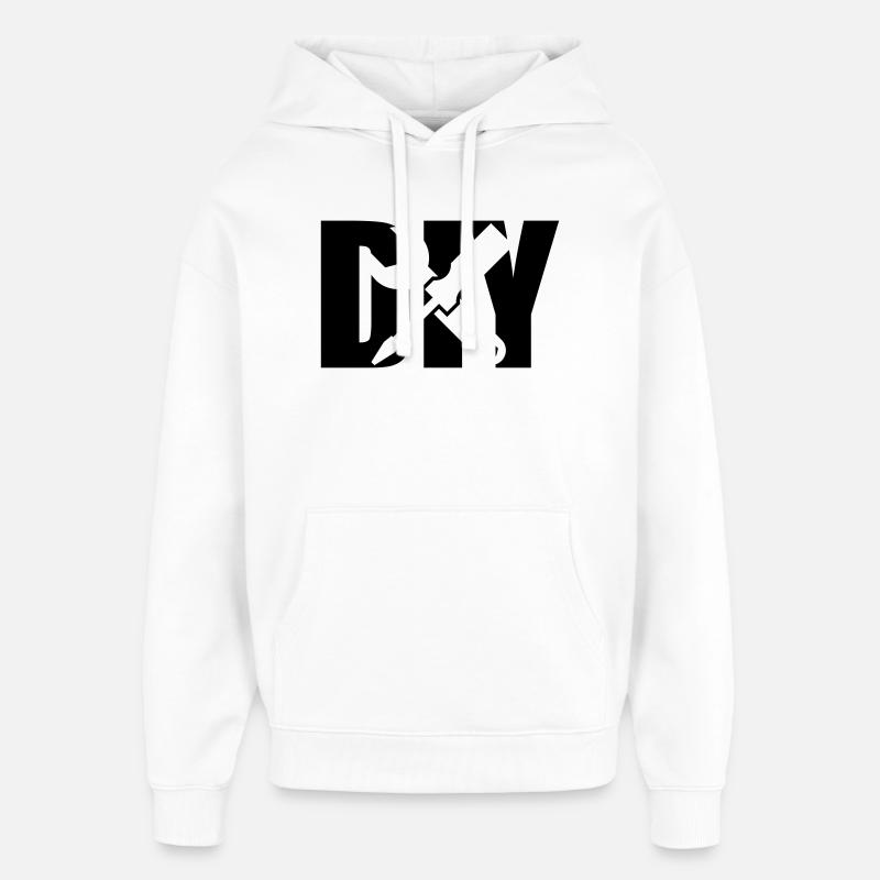 DIY - Sweat à capuche unisexe Stanley/Stella Oversized - blanc