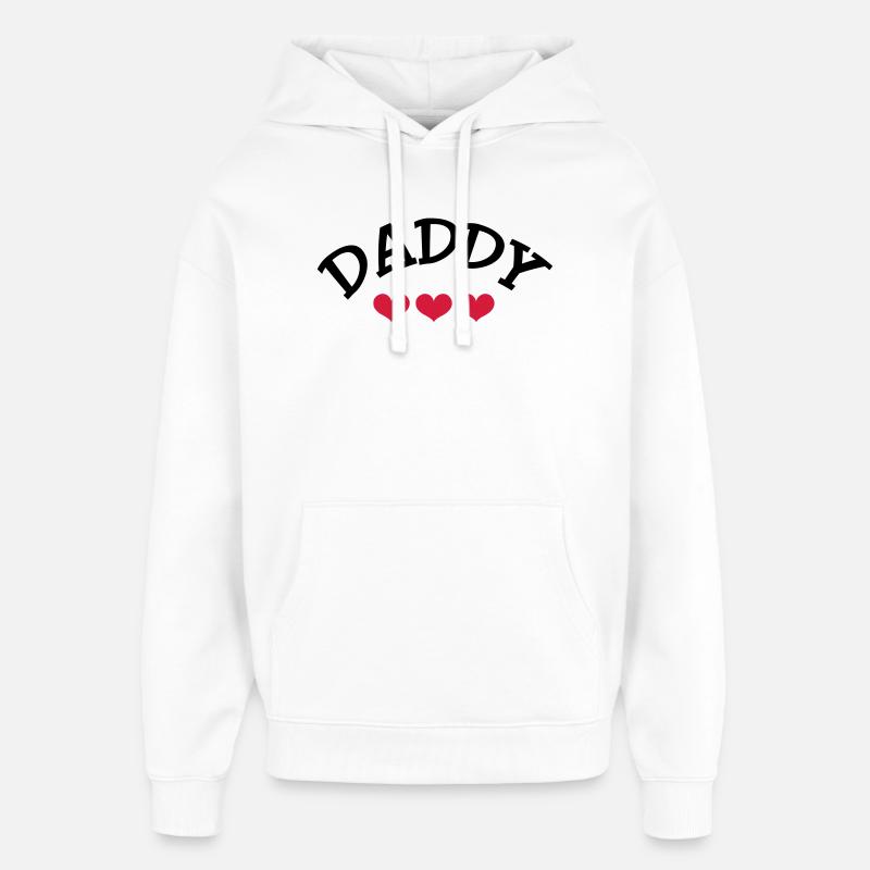 Daddy - Sweat à capuche unisexe Stanley/Stella Oversized - blanc