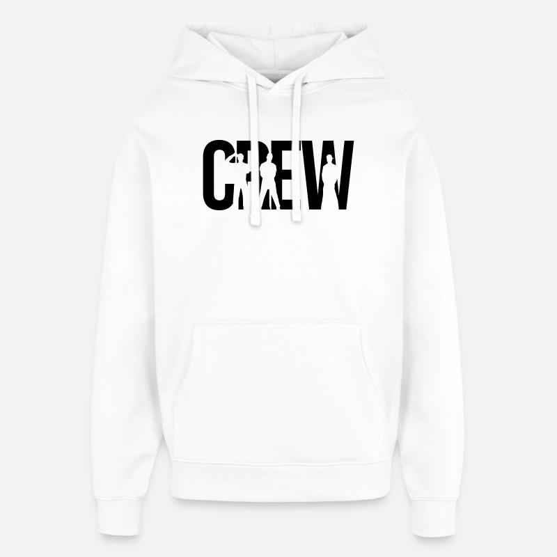 crew - Sweat à capuche unisexe Stanley/Stella Oversized - blanc