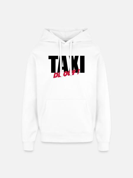 Taxi de ouf ! - Sweat à capuche unisexe Stanley/Stella Oversized - blanc