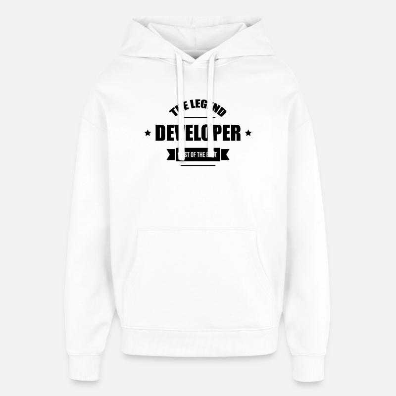 Developer - Oversized Unisex Hoodie von Stanley/Stella - Weiß