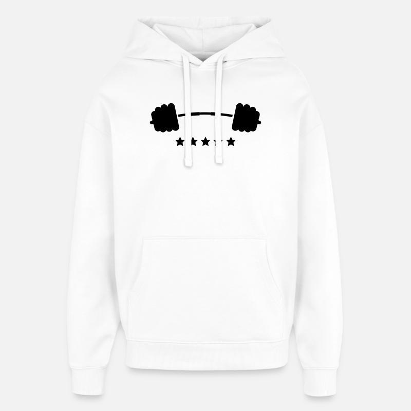 poids - Sweat à capuche unisexe Stanley/Stella Oversized - blanc