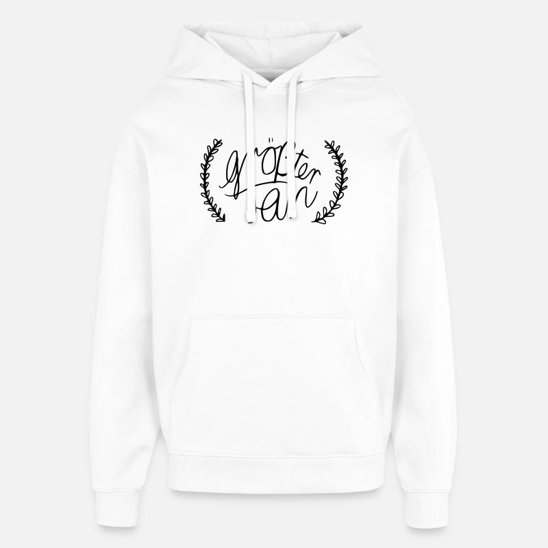 Le plus grand fan - Sweat à capuche unisexe Stanley/Stella Oversized - blanc