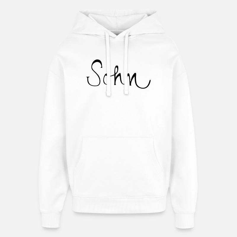 Fils - Sweat à capuche unisexe Stanley/Stella Oversized - blanc