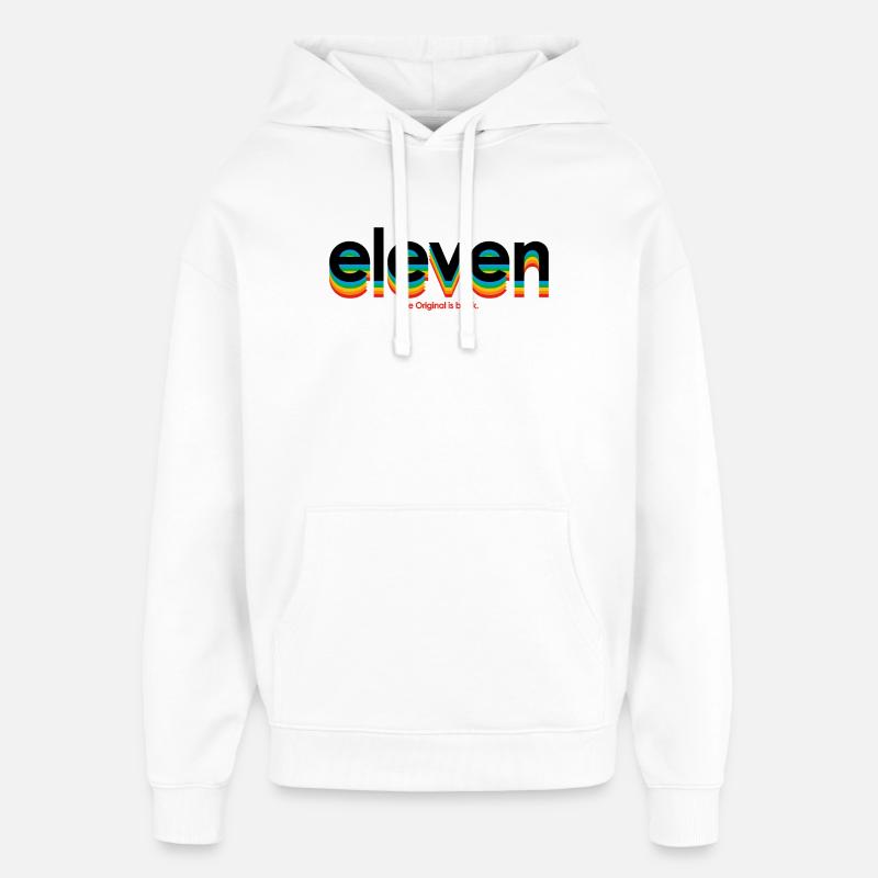 onze - Sweat à capuche unisexe Stanley/Stella Oversized - blanc