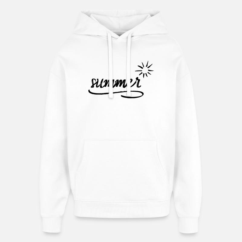 ronfleur - Sweat à capuche unisexe Stanley/Stella Oversized - blanc