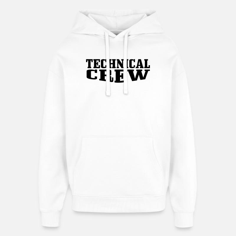 Technical Crew 2 - Oversized Unisex Hoodie von Stanley/Stella - Weiß