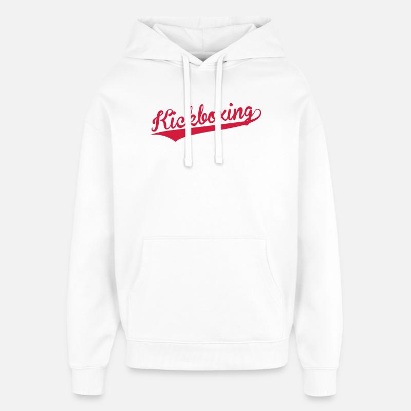 Kickboxen / Kickboxing / Kickboxer / Kick Boxing - Oversized Unisex Hoodie von Stanley/Stella - Weiß