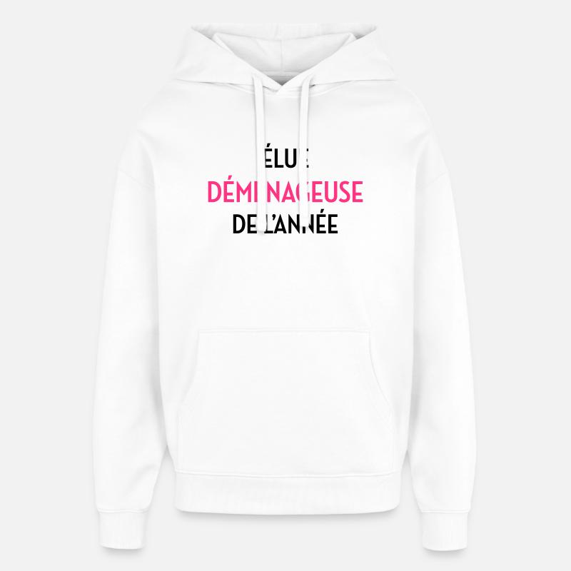 frachtführer / möbelpacker / mover / bewegen - Oversized Unisex Hoodie von Stanley/Stella - Weiß
