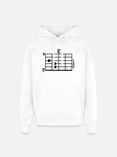 chord - Oversized Unisex Hoodie by Stanley/Stella - white