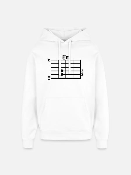 chord - Oversized Unisex Hoodie by Stanley/Stella - white