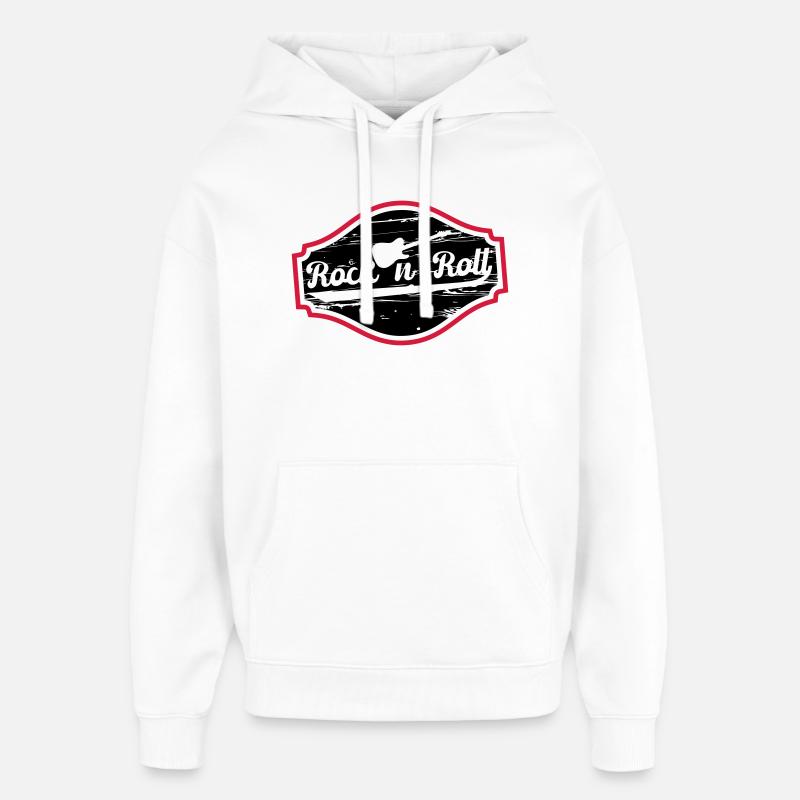Rock n Roll Baby - Sweat à capuche unisexe Stanley/Stella Oversized - blanc