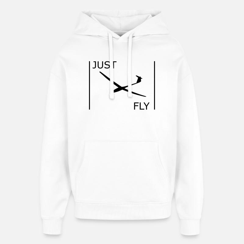 Planeur - Sweat à capuche unisexe Stanley/Stella Oversized - blanc