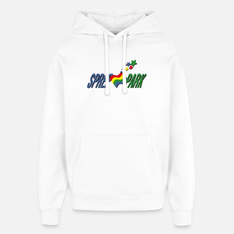 Parc de la Spree - Sweat à capuche unisexe Stanley/Stella Oversized - blanc