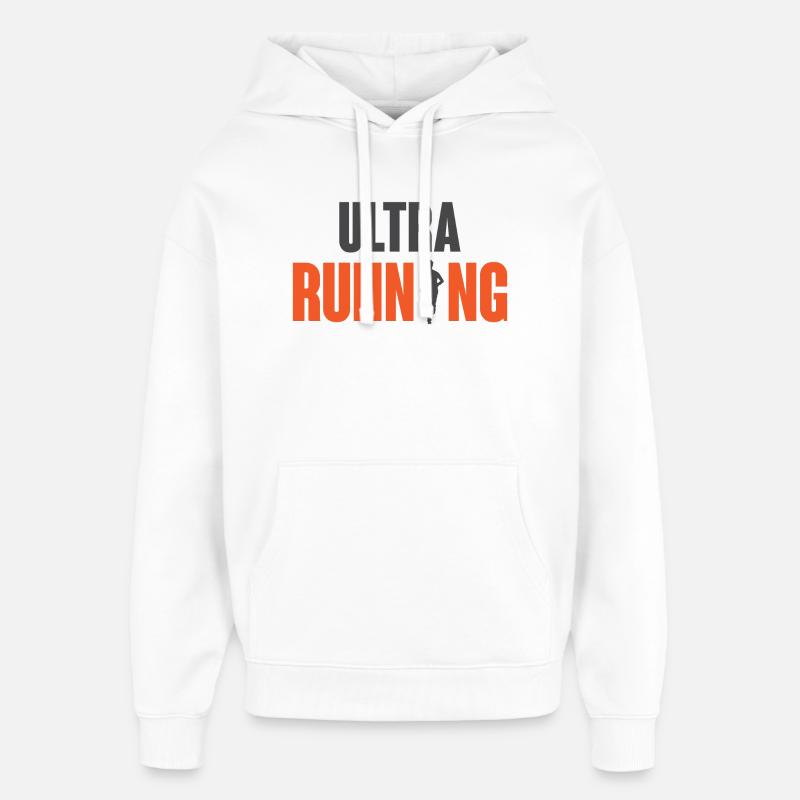 Ultra course - Sweat à capuche unisexe Stanley/Stella Oversized - blanc